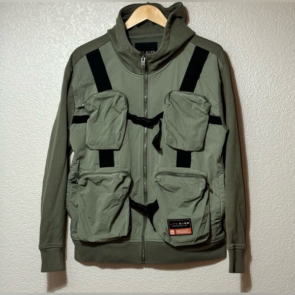 Life Code Progressive Olive Hoodie Jacket Size L - Picture 4 of 8